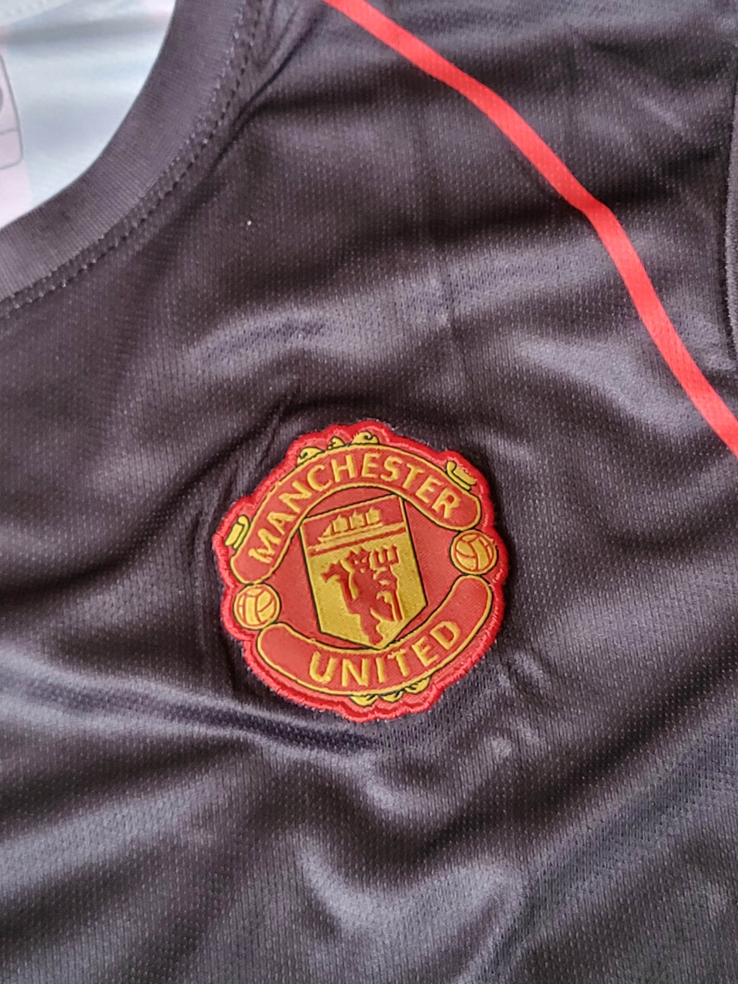 RONALDO MAN UNITED AWAY KIT 2007-08 PREMIUM EMBROIDERY