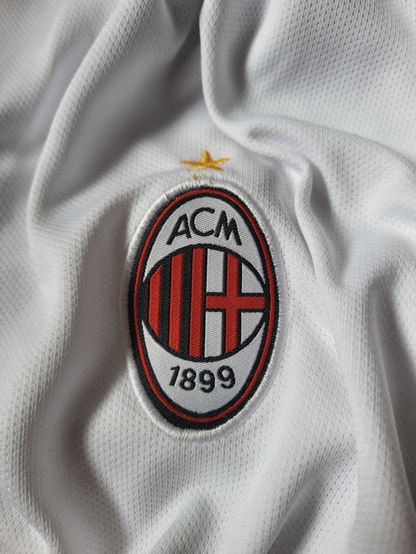 AC MILAN WHITE SHORTS EMBROIDERY