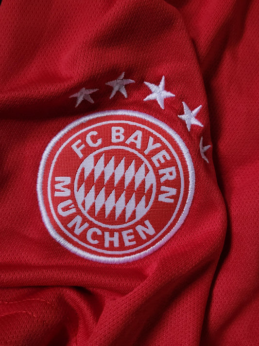 BAYERN RED SHORTS EMBROIDERY