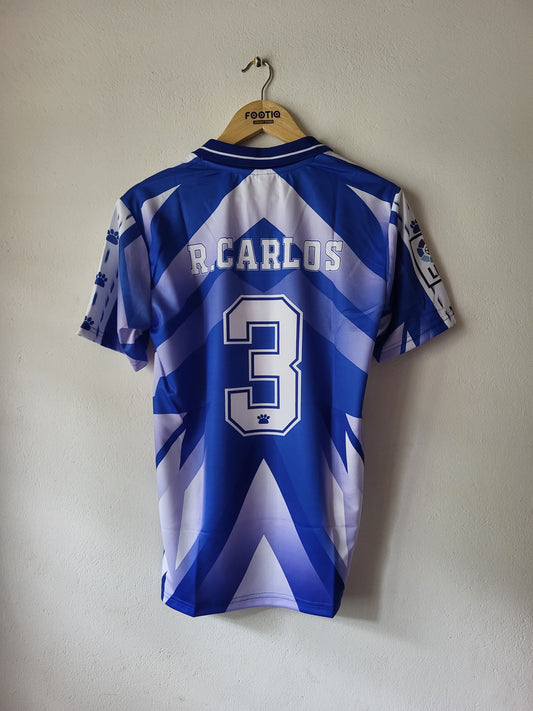 CARLOS REAL MADRID AWAY KIT 1996-97 COLLAR SUBLIMATION