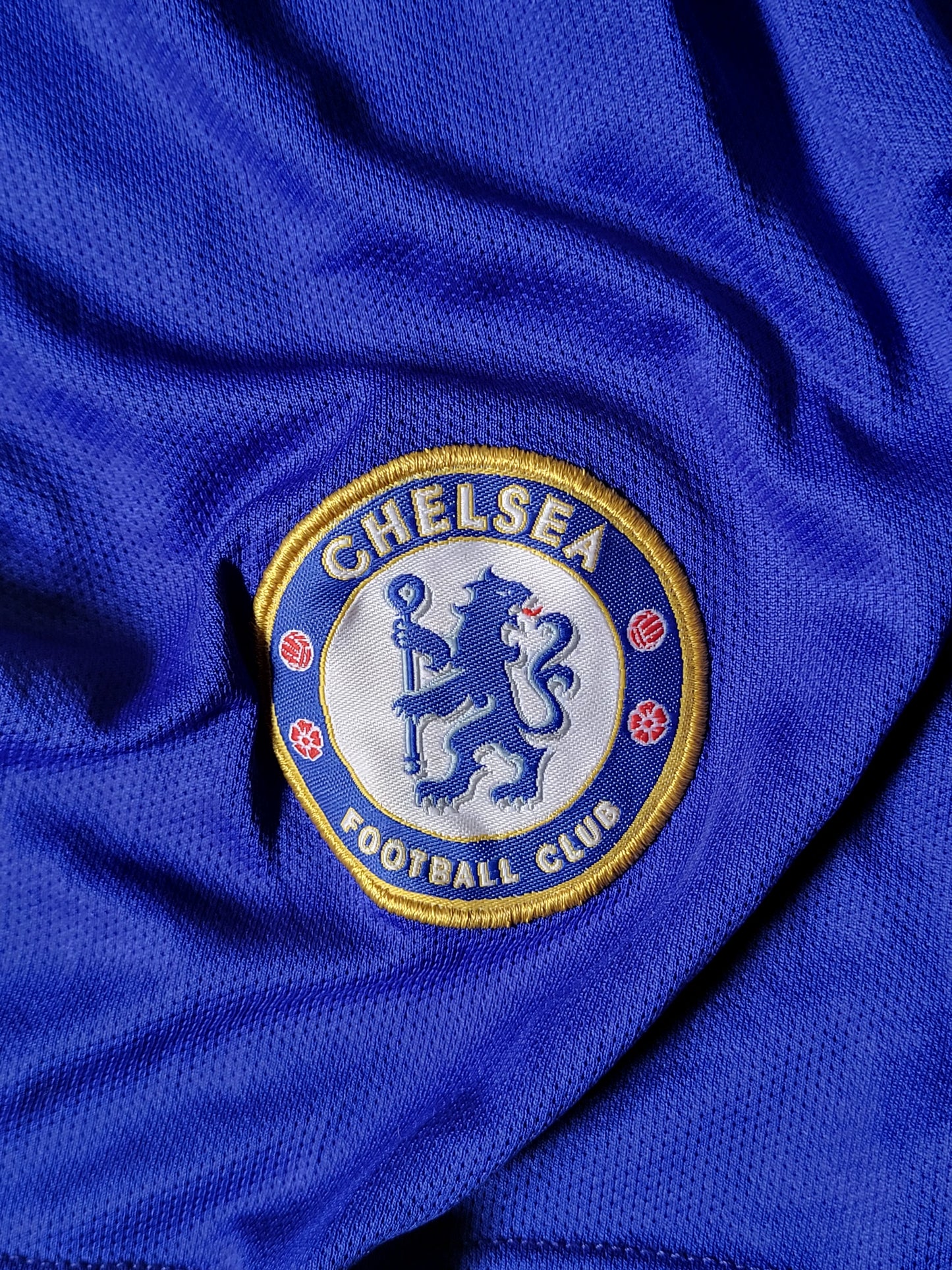 CHELSEA BLUE SHORTS EMBROIDERY