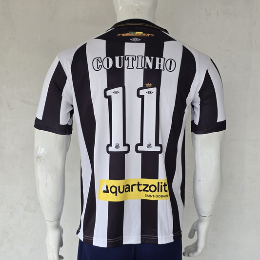 coutinho santos away kit 2026-27 half sleeve collar full sublimation, Coutinho santos, santos away kit, sublimation, trending jersey, most selling, last jersey