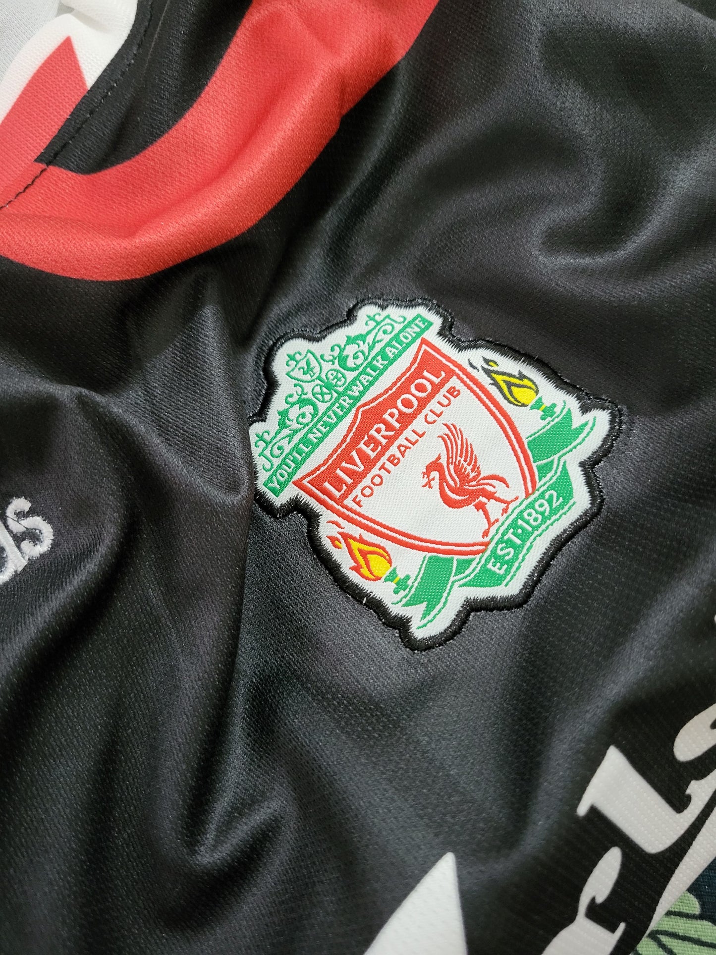 GERRARD LIVERPOOL THIRD KIT 2007-08 PREMIUM EMBROIDERY