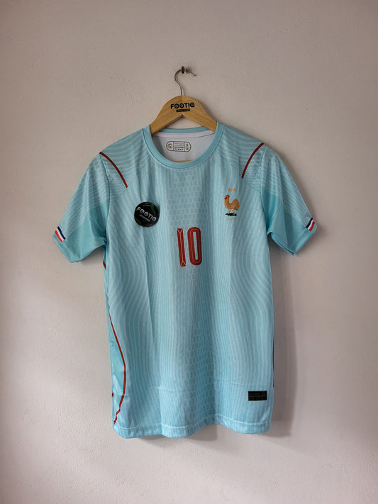 K Mbappe France Away Jersey 2026 Sublimation, Blue Colour