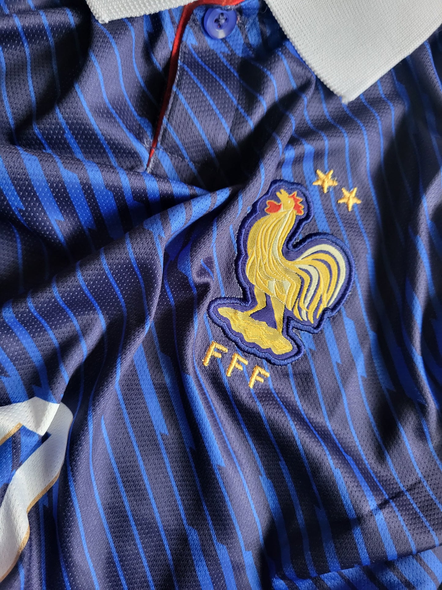 K MBAPPE FRANCE 2026 HOME JERSEY COLLAR PREMIUM EMBROIDERY