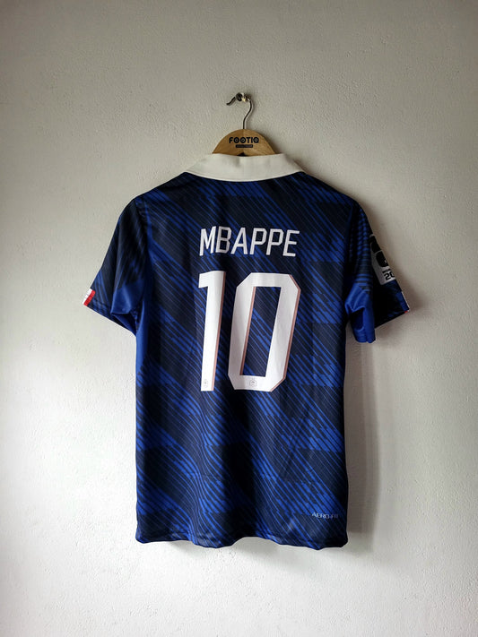 K MBAPPE FRANCE 2026 HOME JERSEY COLLAR SUBLIMATION