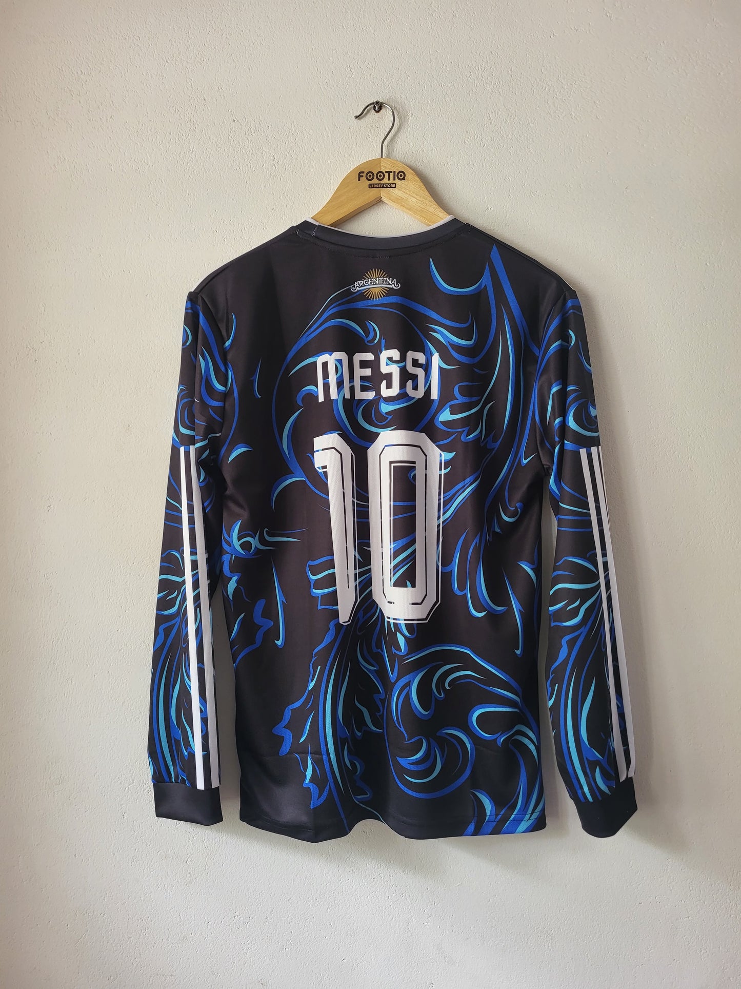 MESSI ARGENTINA AWAY JERSEY 2026 FULL SLEEVE SUBLIMATION