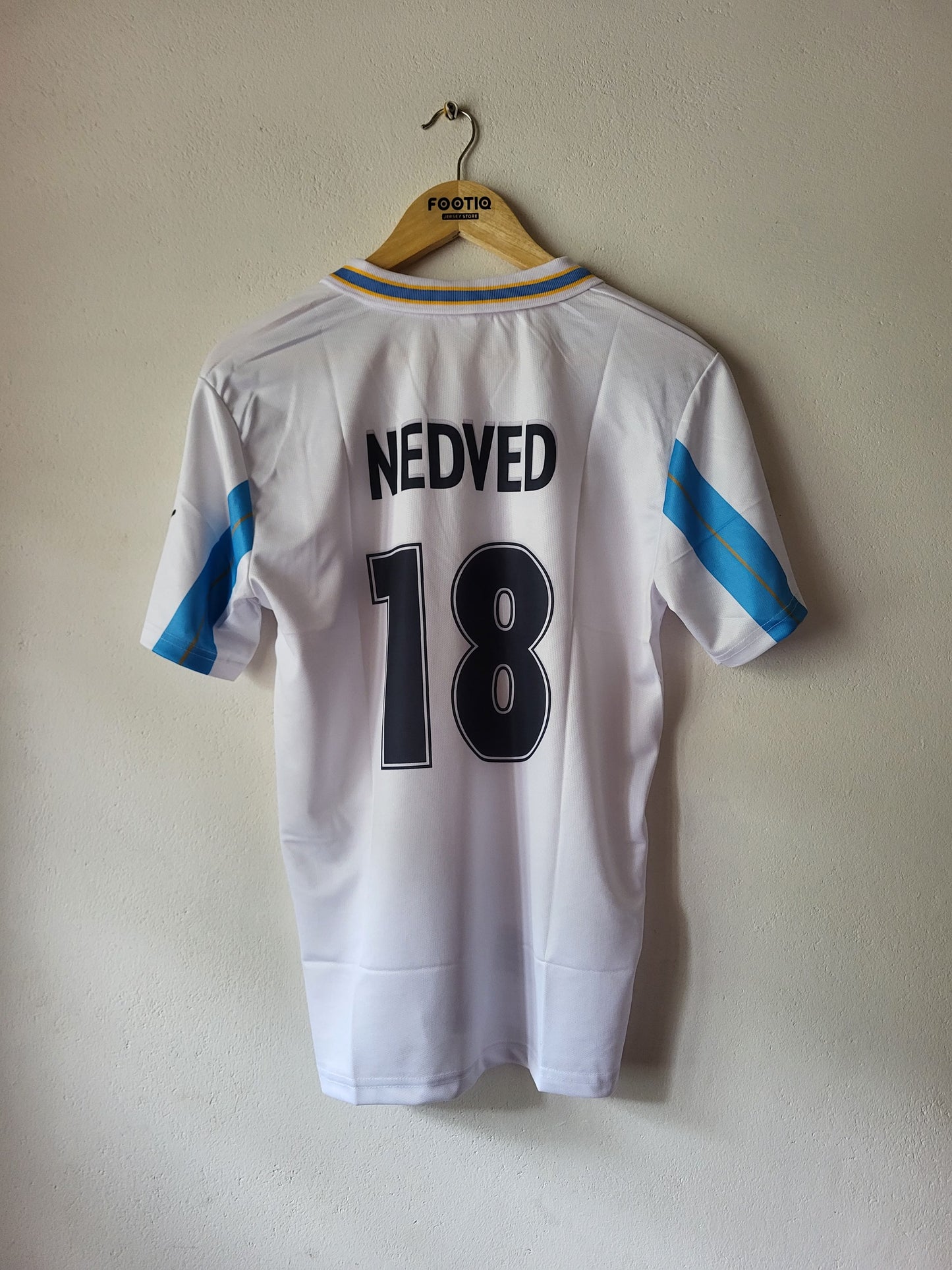 NEDVED LAZIO HOME KIT 1999-20 COLLAR SUBLIMATION