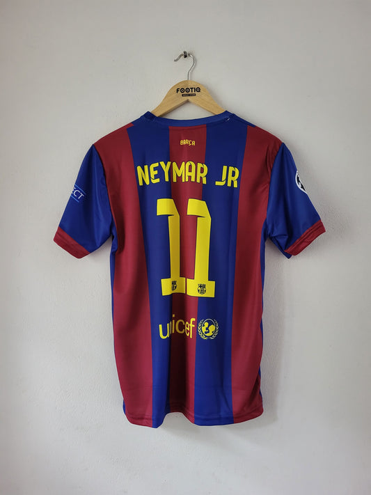 NEYMAR JR BARCELONA HOME KIT 2014-15 SUBLIMATION