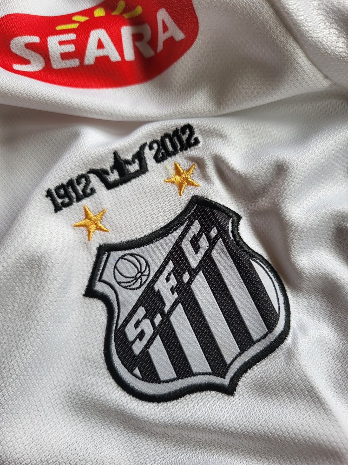 NEYMAR JR SANTOS HOME KIT 2012-13 FULL SLEEVE PREMIUM EMBROIDERY