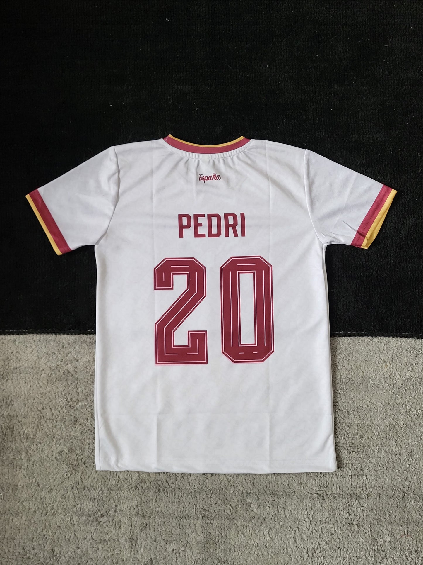 PEDRI SPAIN AWAY JERSEY 2026 SUBLIMATION KIDS