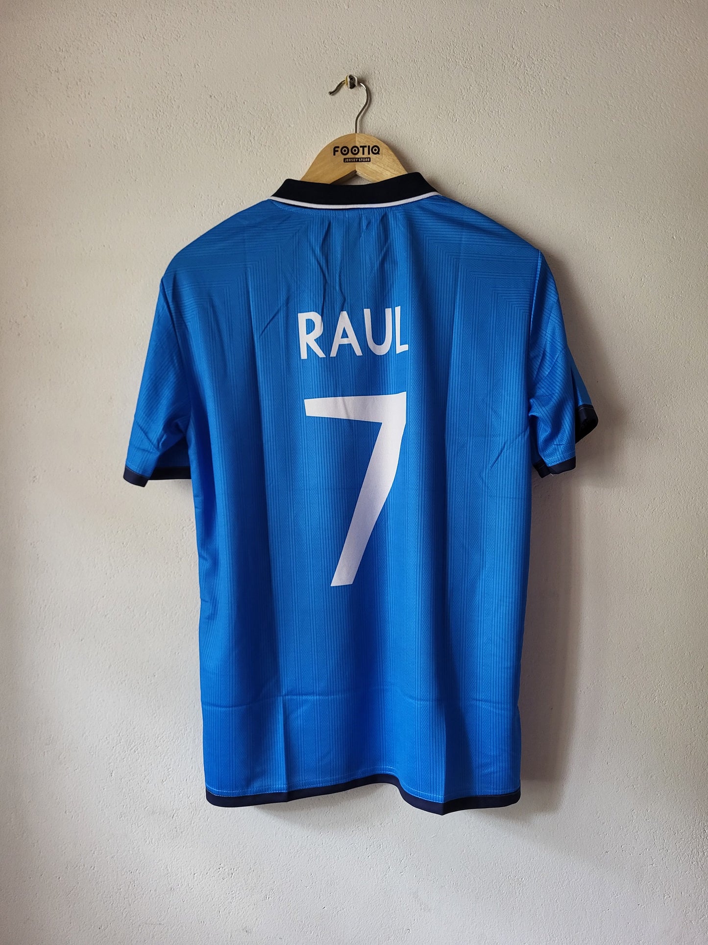 RAUL REAL MADRID THIRD KIT 1999-20 COLLAR SUBLIMATION