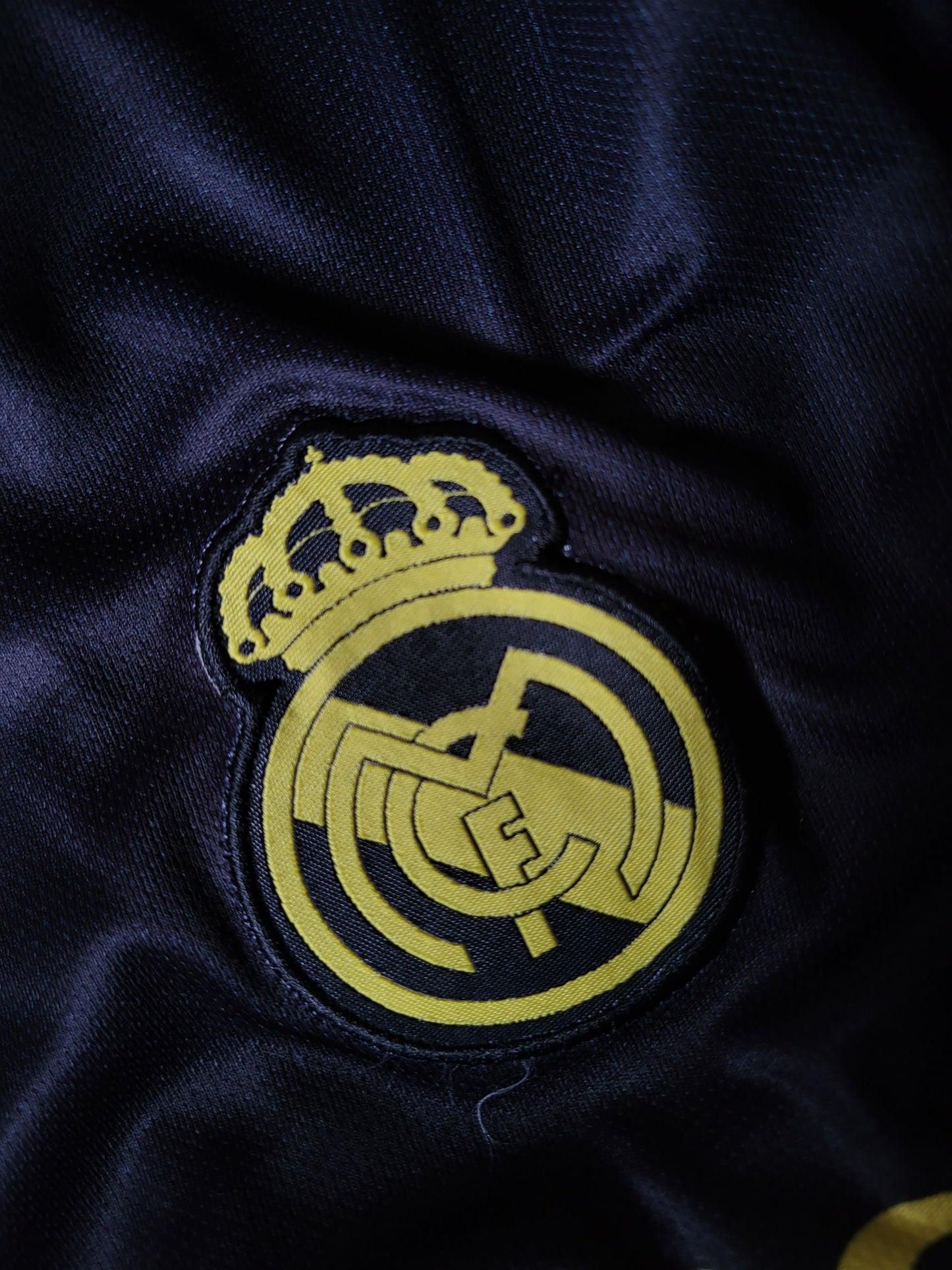 REAL MADRID TRAINING KIT BLACK PREMIUM EMBROIDERY
