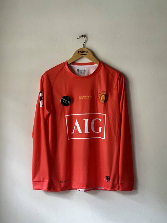 RONALDO MAN UNITED HOME KIT 2007-08 FULL SLEEVE PREMIUM EMBROIDERY