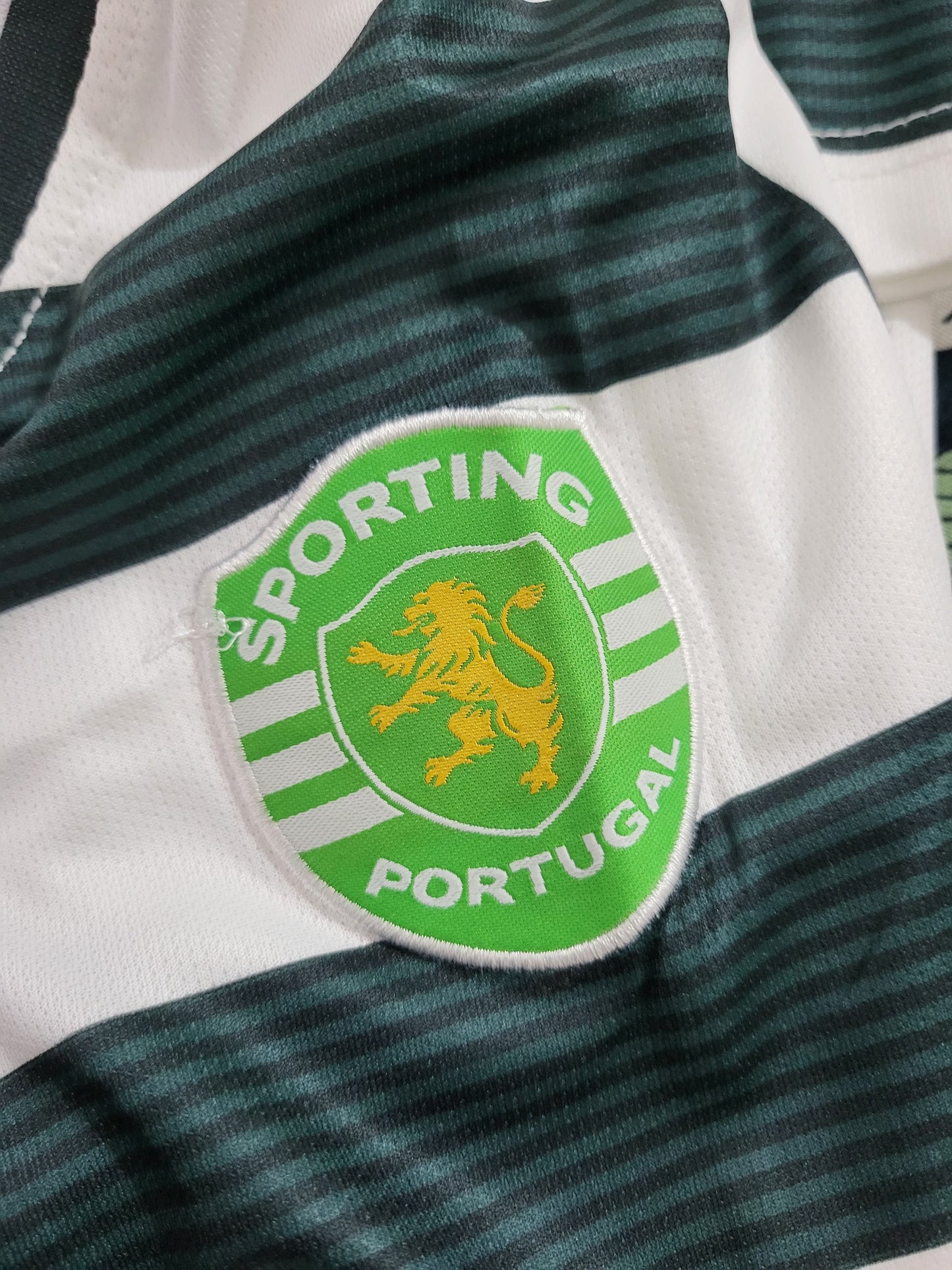 RONALDO SPORTING HOME KIT 2001-02 PREMIUM V NECK EMBROIDERY
