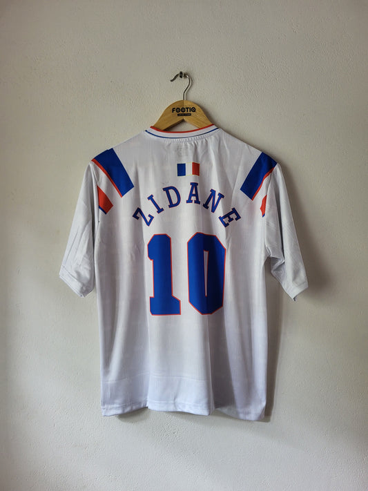 ZIDANE FRANCE AWAY KIT 1996-97 FIVE SLEEVE SUBLIMATION