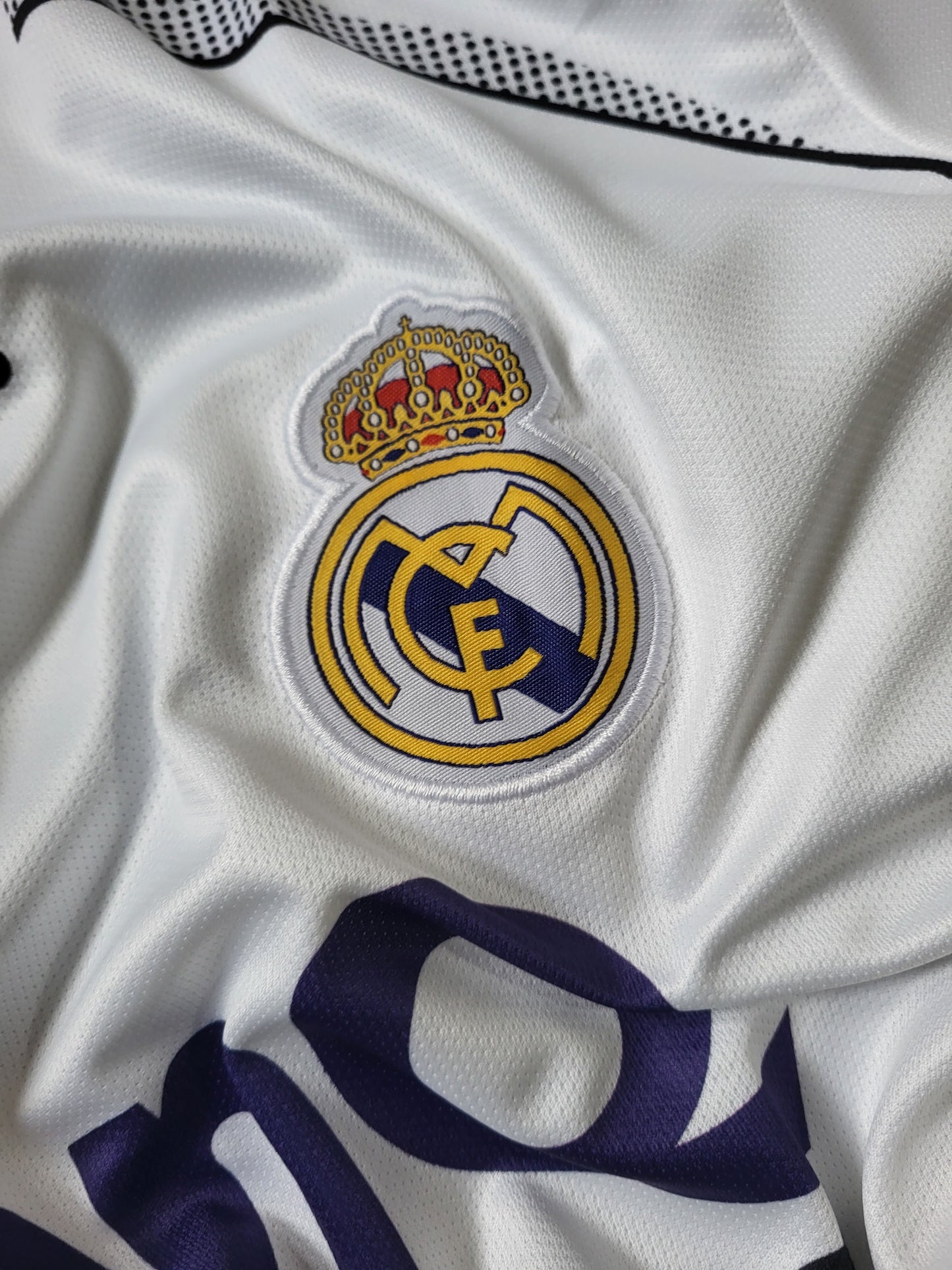 ZIDANE REAL MADRID HOME KIT 2006-07 FULL SLEEVE PREMIUM EMBROIDERY
