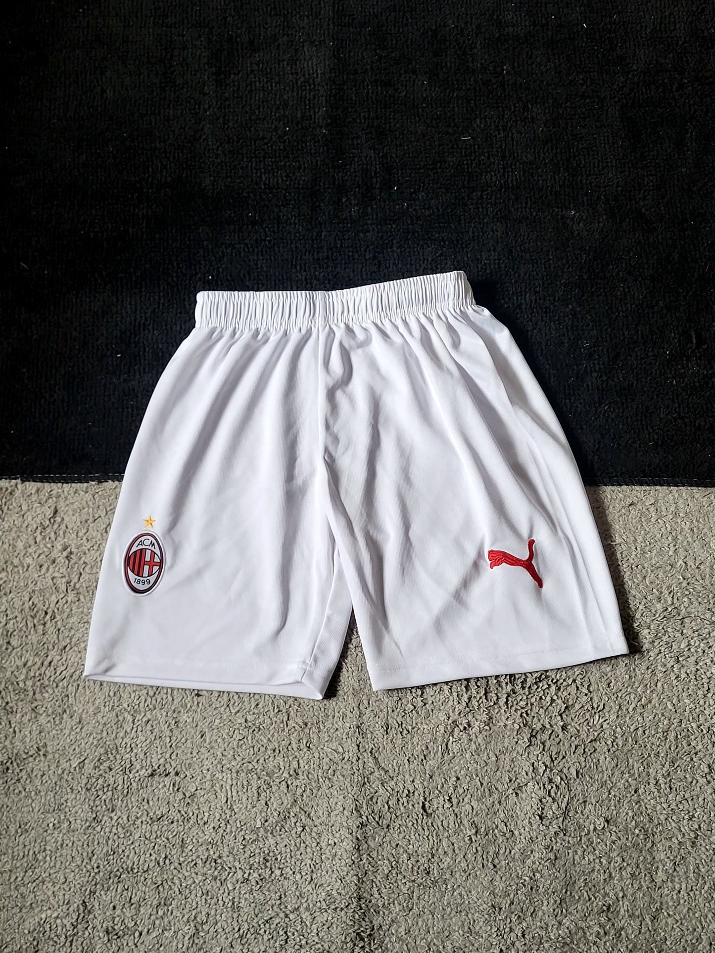 AC MILAN WHITE SHORTS EMBROIDERY