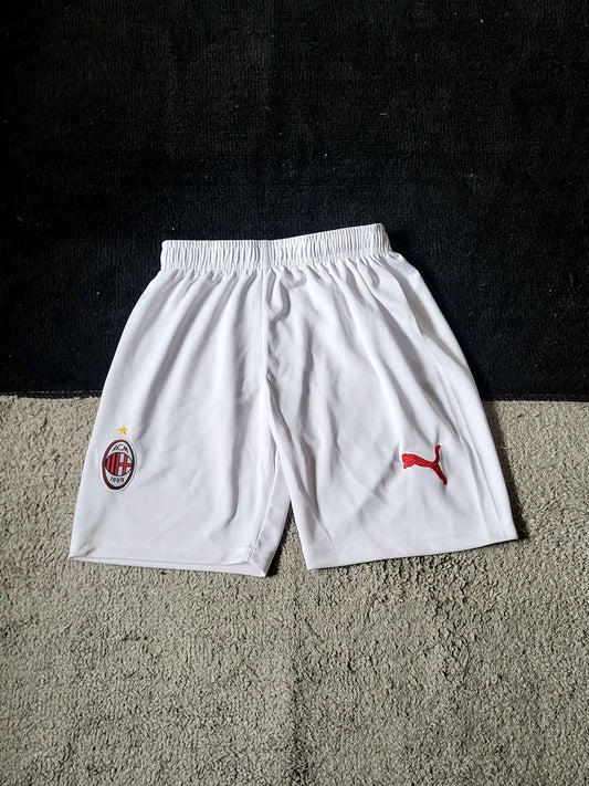 AC MILAN WHITE SHORTS EMBROIDERY
