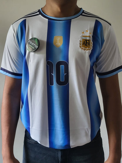 MESSI ARGENTINA HOME JERSEY 2026 PREMIUM EMBROIDERY