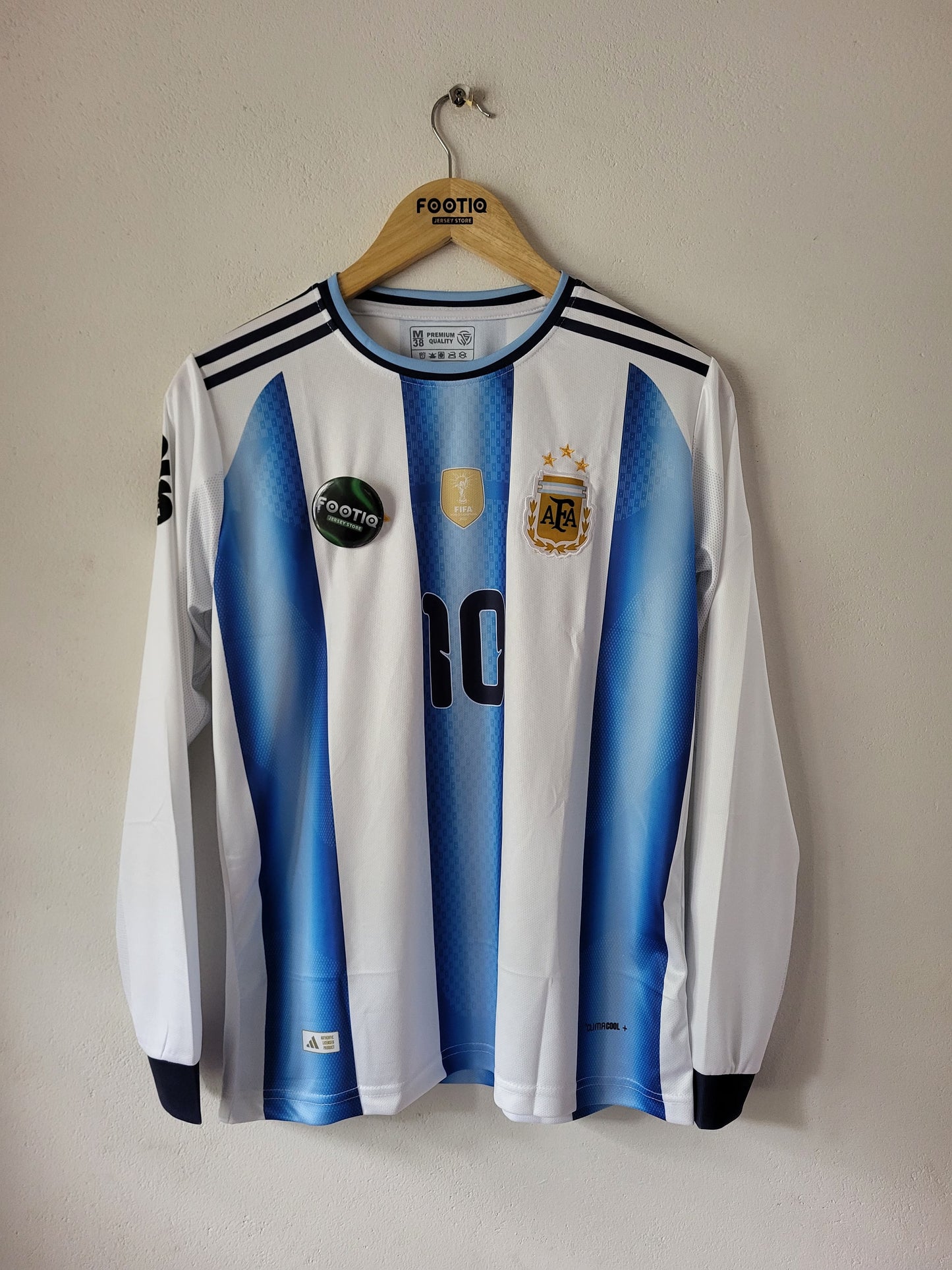 ARGENTINA HOME JERSEY 2026 FULL SLEEVE PREMIUM EMBROIDERY