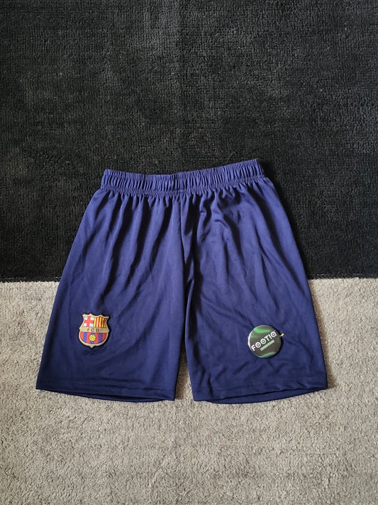 BARCELONA BLUE SHORTS EMBROIDERY