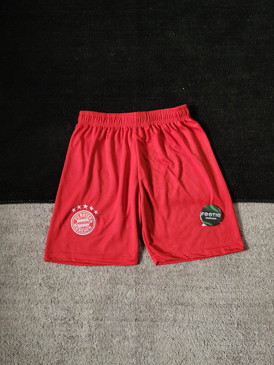BAYERN RED SHORTS EMBROIDERY