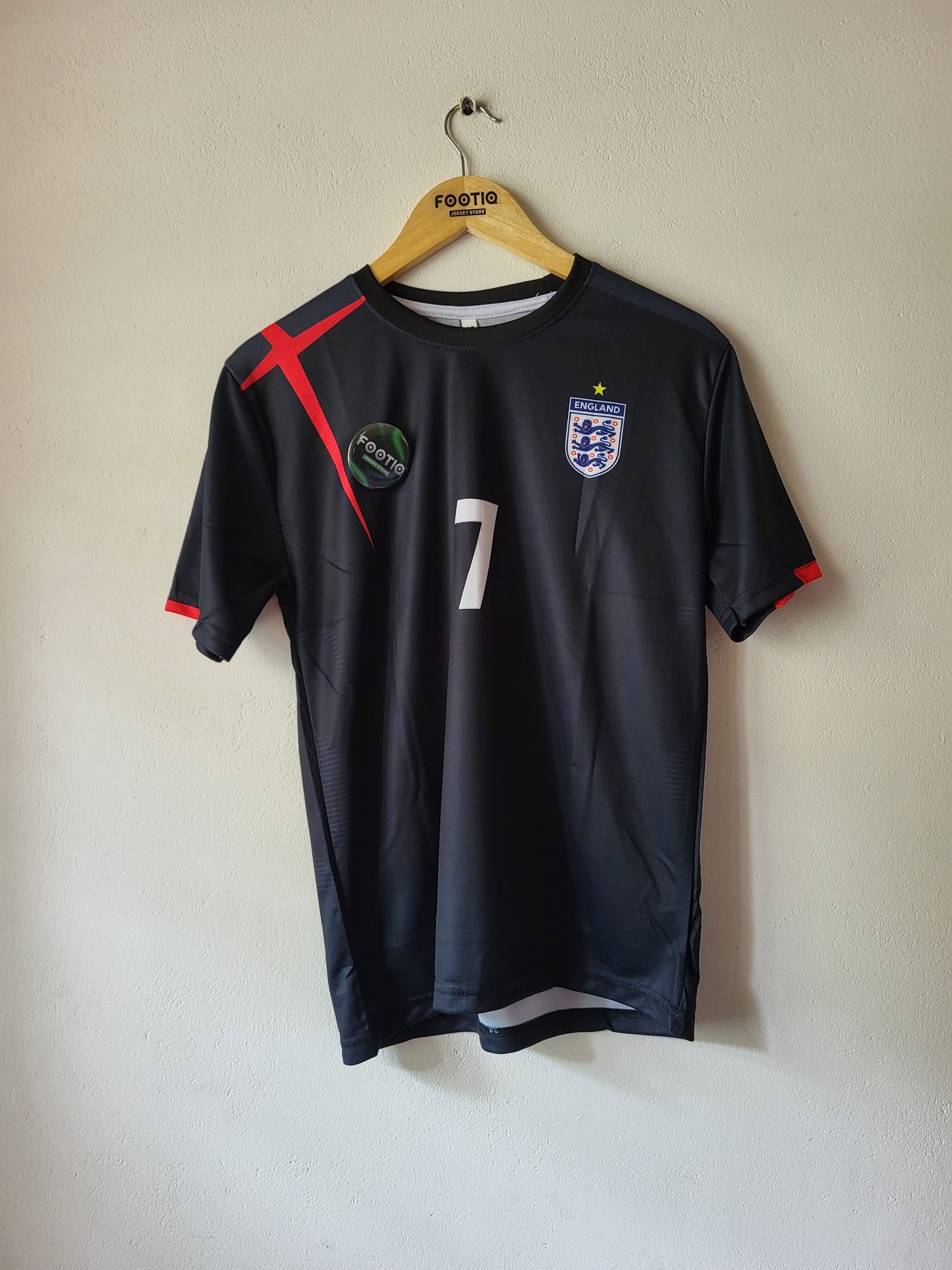 BECKHAM ENGLAND AWAY KIT 2006 SUBLIMATION
