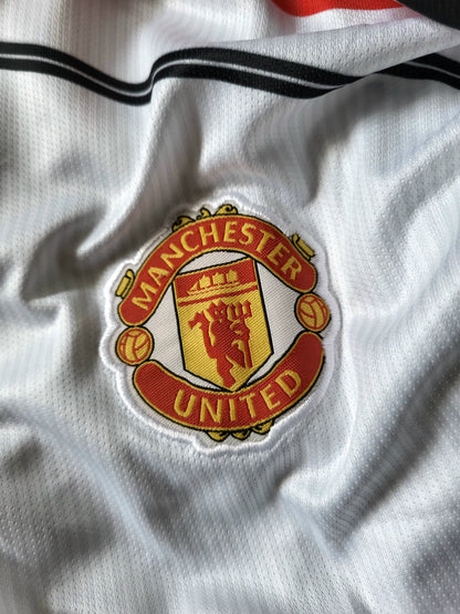 BECKHAM MAN UNITED AWAY KIT 1998-99 COLLAR ZIP FULL SLEEVE PREMIUM EMBROIDERY