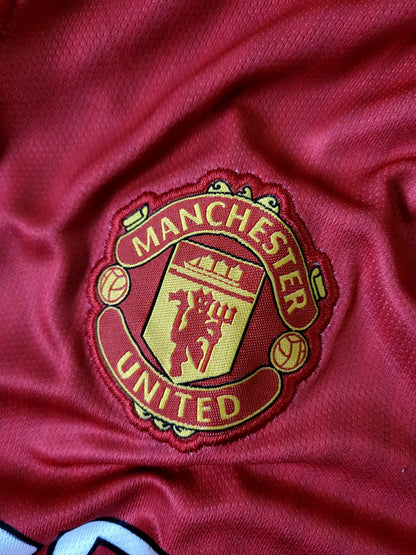 BECKHAM MAN UNITED HOME KIT 1998-99 COLLAR ZIP PREMIUM EMBROIDERY