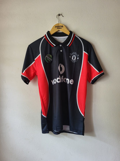 BECKHAM MAN UNITED THIRD KIT 2000-01 COLLAR SUBLIMATION