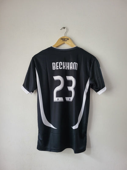 BECKHAM REAL MADRID AWAY KIT 2006-07 SUBLIMATION