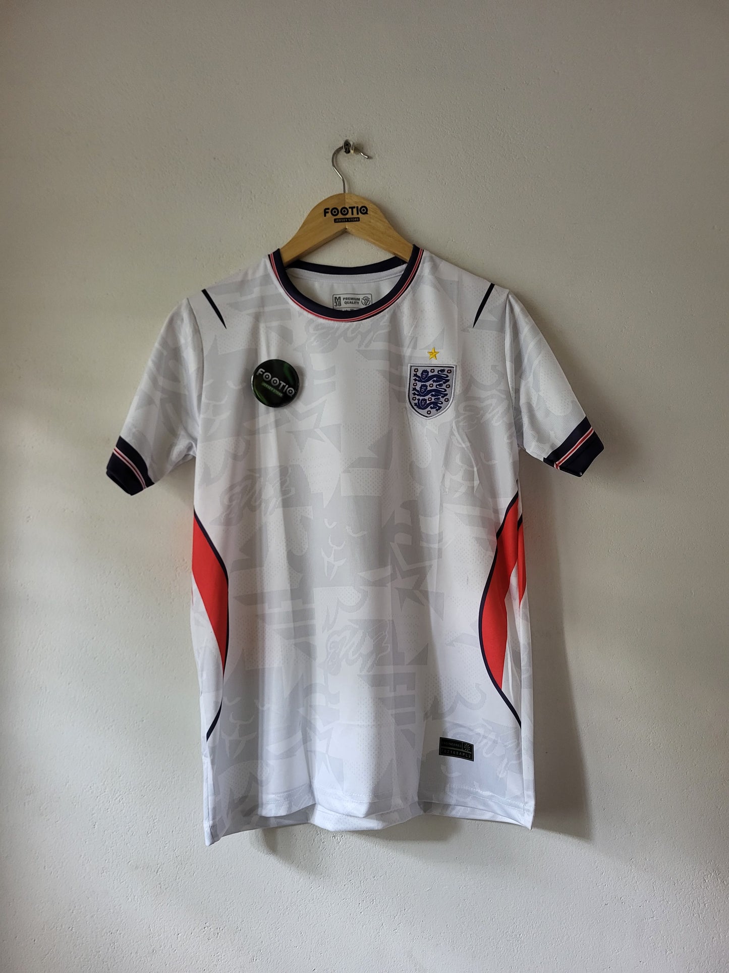 BELLINGHAM ENGLAND HOME JERSEY 2026 PREMIUM EMBROIDERY