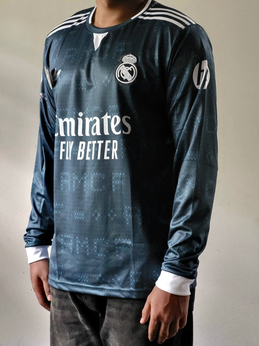 Bellingham away full sleeve, Real MADRID green away full sleeve jersey, trending jersey, most selling Jersey 