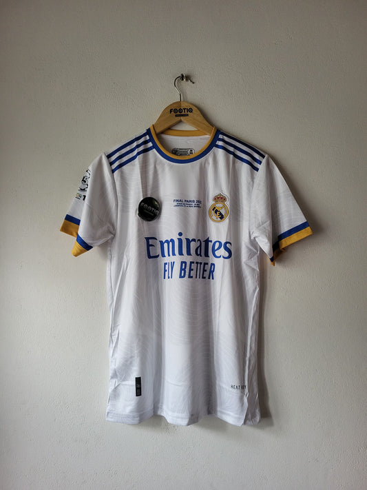 BENZEMA REAL MADRID HOME KIT 2021-22 PREMIUM EMBROIDERY