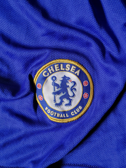 CHELSEA BLUE SHORTS EMBROIDERY