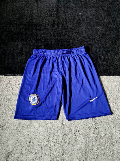 CHELSEA BLUE SHORTS EMBROIDERY