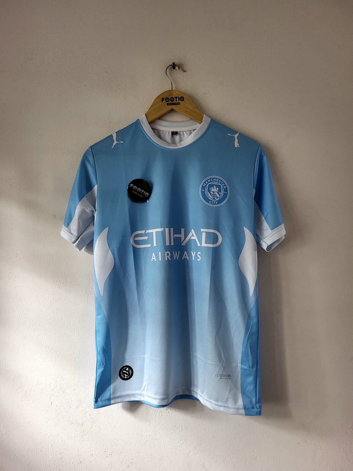 Cherki Manchester City Home Kit 2026-27 Sublimation, Blue Colour