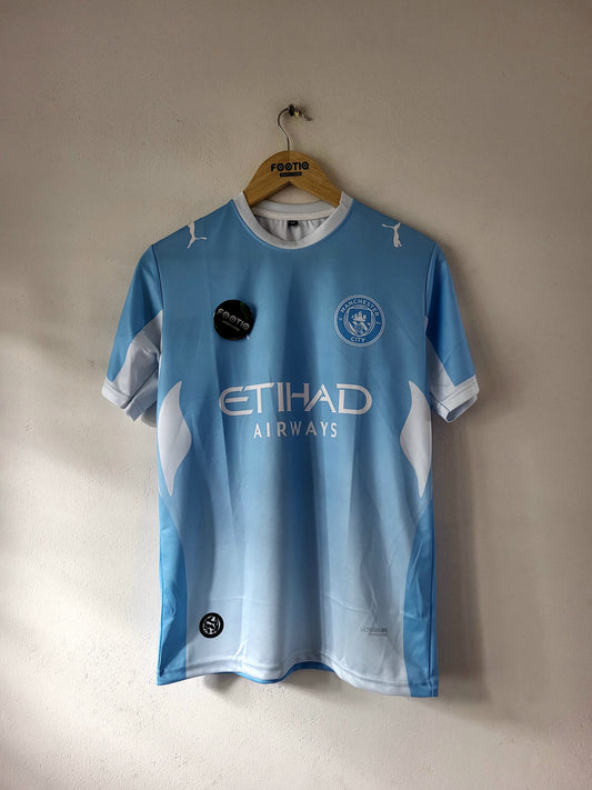 Cherki Manchester City Home Kit 2026-27 Sublimation, Blue Colour