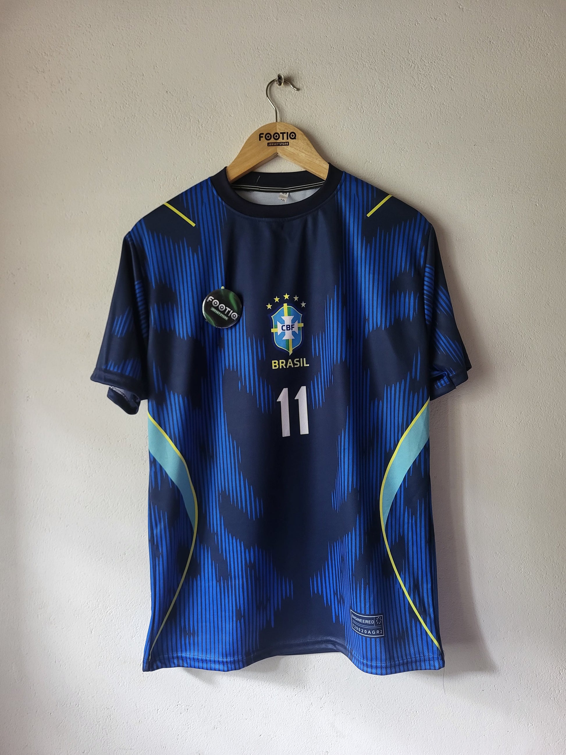 Coutinho Brazil 2026 Away Kit Sublimation, Blue Colour