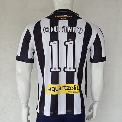 coutinho santos away kit 2026-27 half sleeve collar full sublimation, Coutinho santos, santos away kit, sublimation, trending jersey, most selling, last jersey