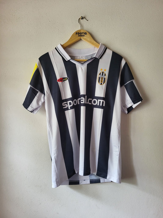 DEL PIERO JUVENTUS 2000-01 HOME KIT COLLAR SUBLIMATION