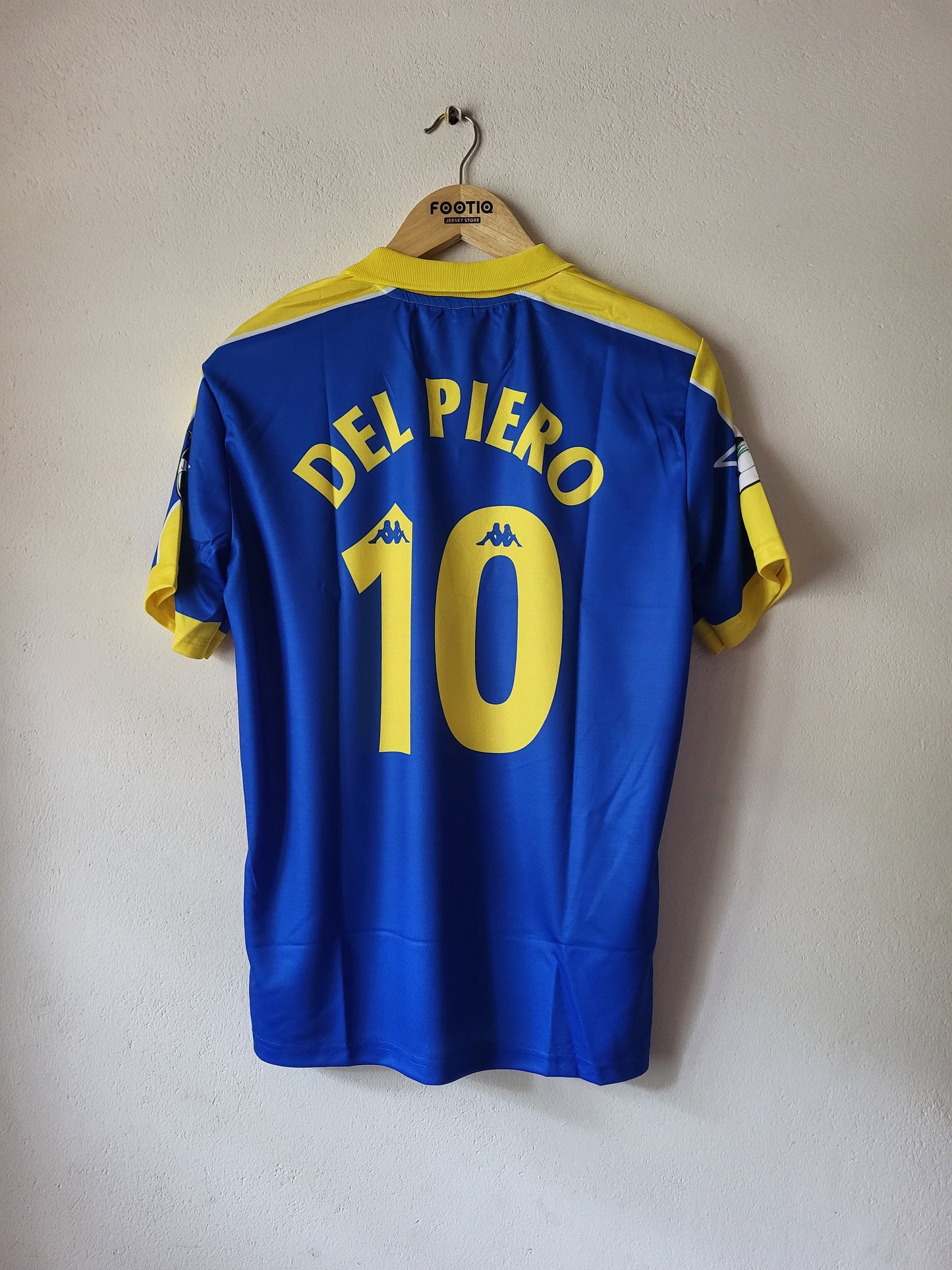 DEL PIERO JUVENTUS AWAY KIT 1997-98 COLLAR SUBLIMATION