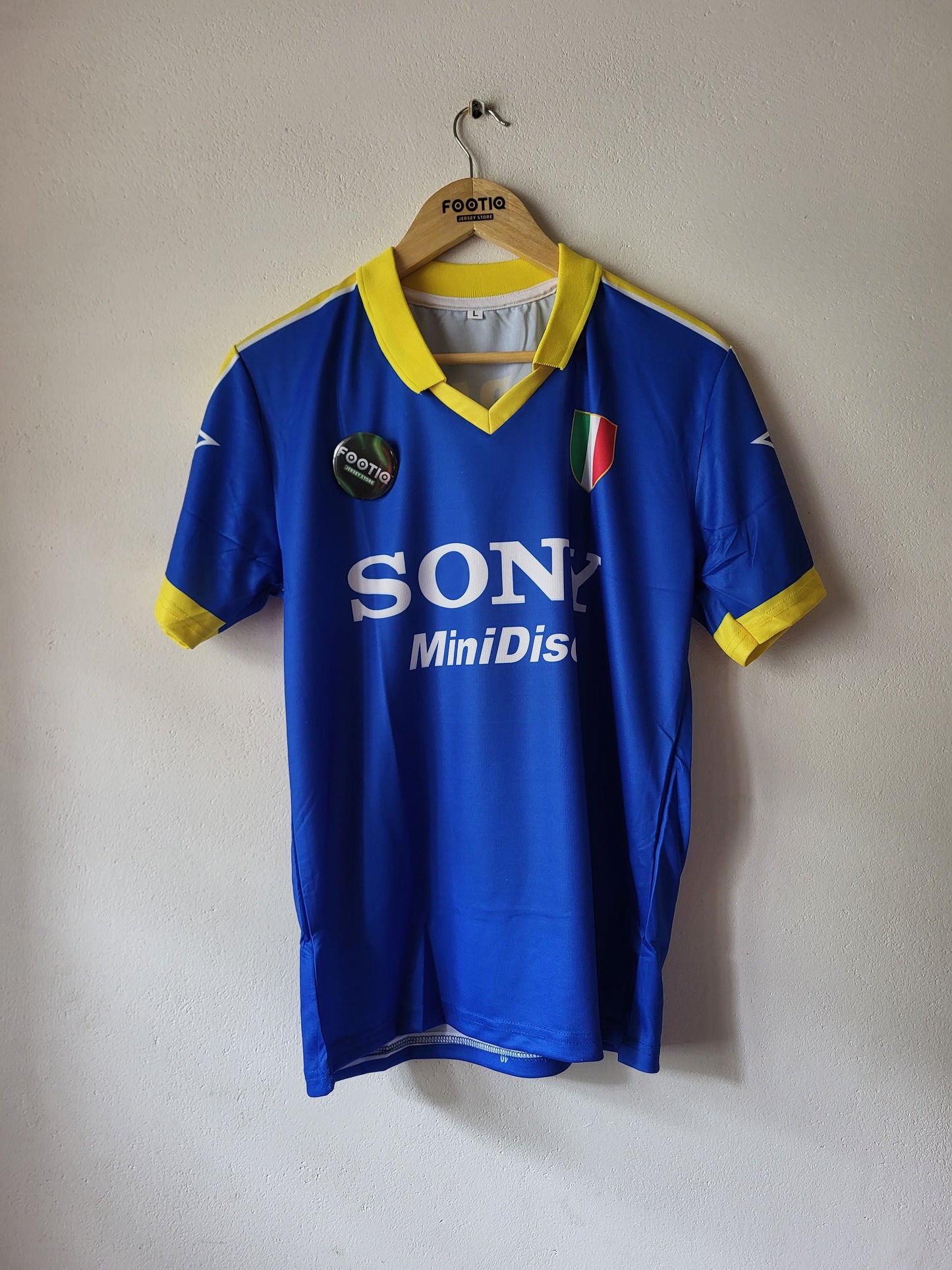 DEL PIERO JUVENTUS AWAY KIT 1997-98 COLLAR SUBLIMATION