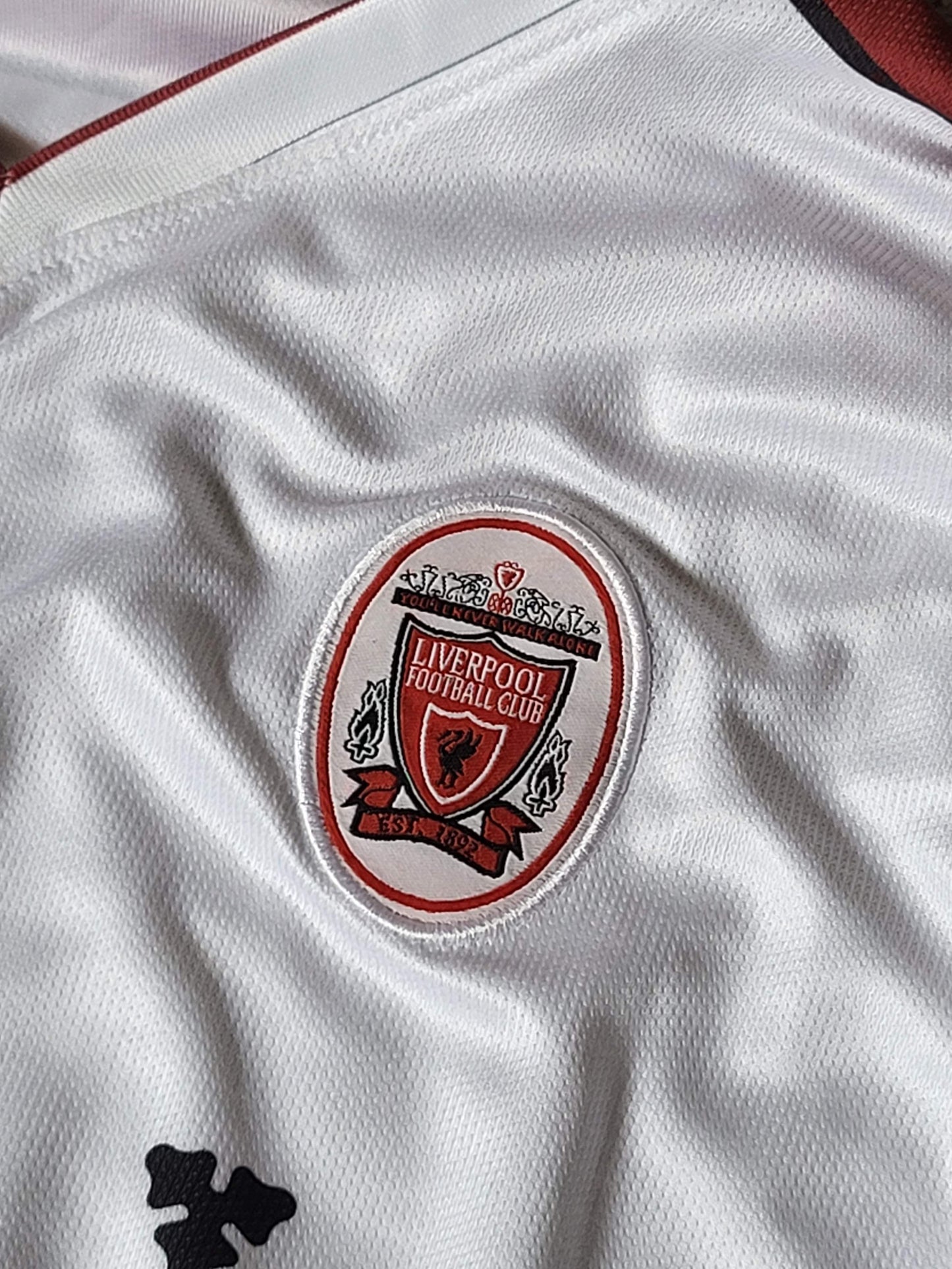 FOWLER LIVERPOOL AWAY KIT 1999-2000 FIVE SLEEVE PREMIUM EMBROIDERY