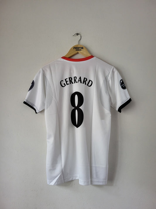 GERRARD LIVERPOOL AWAY KIT 2005-06 PREMIUM EMBROIDERY