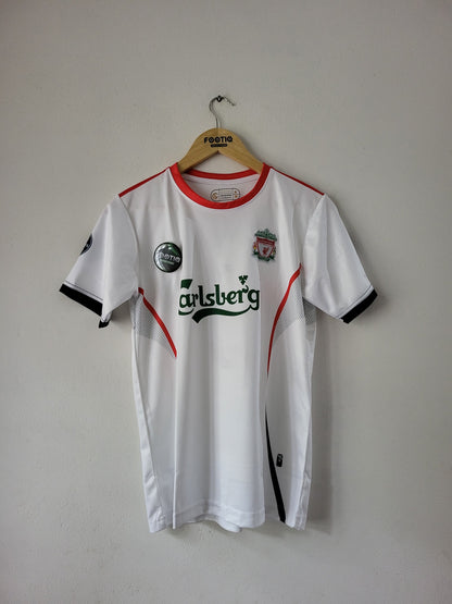 GERRARD LIVERPOOL AWAY KIT 2005-06 PREMIUM EMBROIDERY