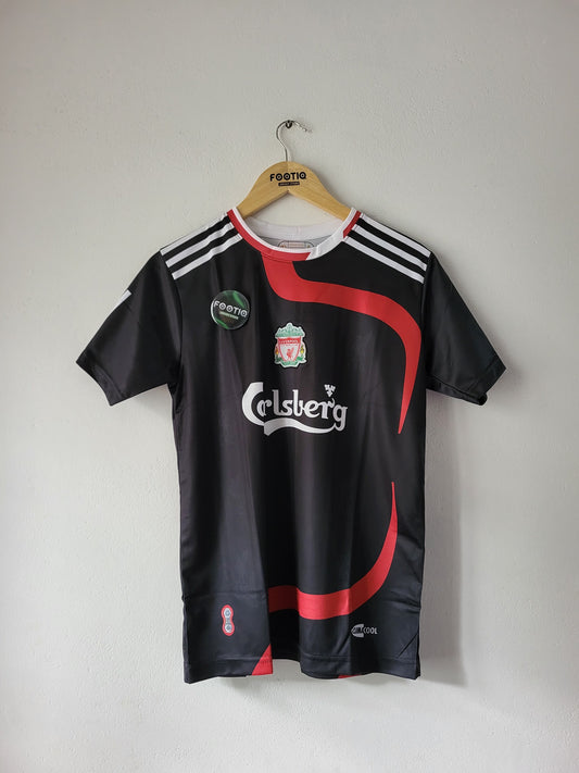 GERRARD LIVERPOOL THIRD KIT 2007-08 PREMIUM EMBROIDERY
