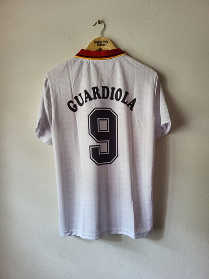 GUARDIOLA SPAIN AWAY KIT 1994 COLLAR SUBLIMATION