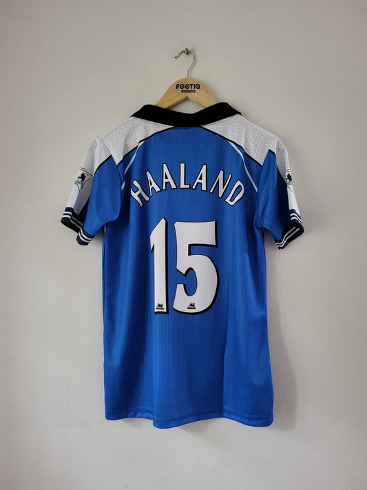 HAALAND MAN CITY HOME KIT 1999-20 COLLAR PREMIUM EMBROIDERY